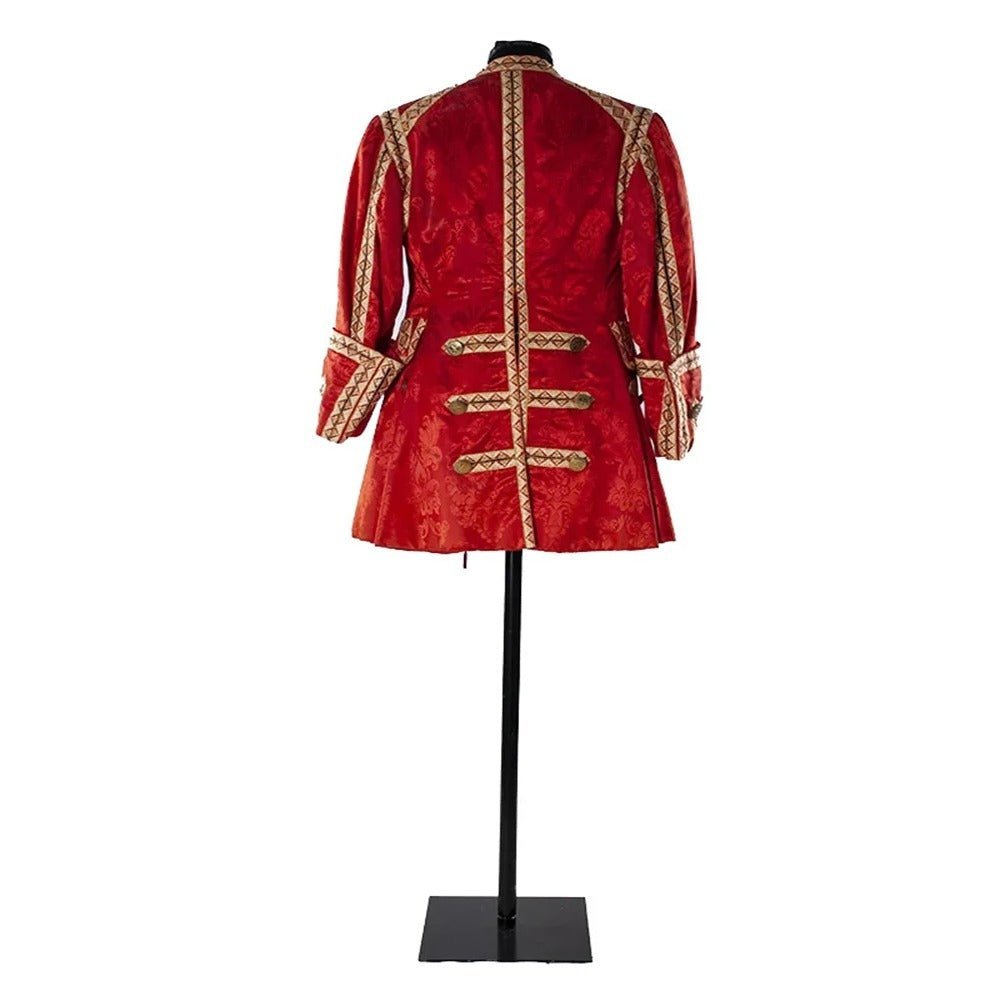 1790s Men's Victorian Tailcoat Red Vest Colonial Rococo Costume | Medieval Wedding Suit by Astricos-Astricos