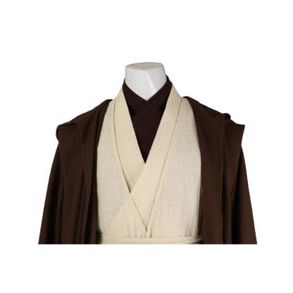 Obi-Wan Kenobi Cosplay Costume Robe Full Set - Perfect for Halloween & Star Wars Parties-Astricos