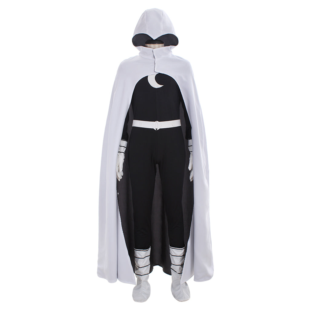 Moonlight Knight Black Version Cosplay Costume - Authentic Marvel Design with Boots Covers-Astricos