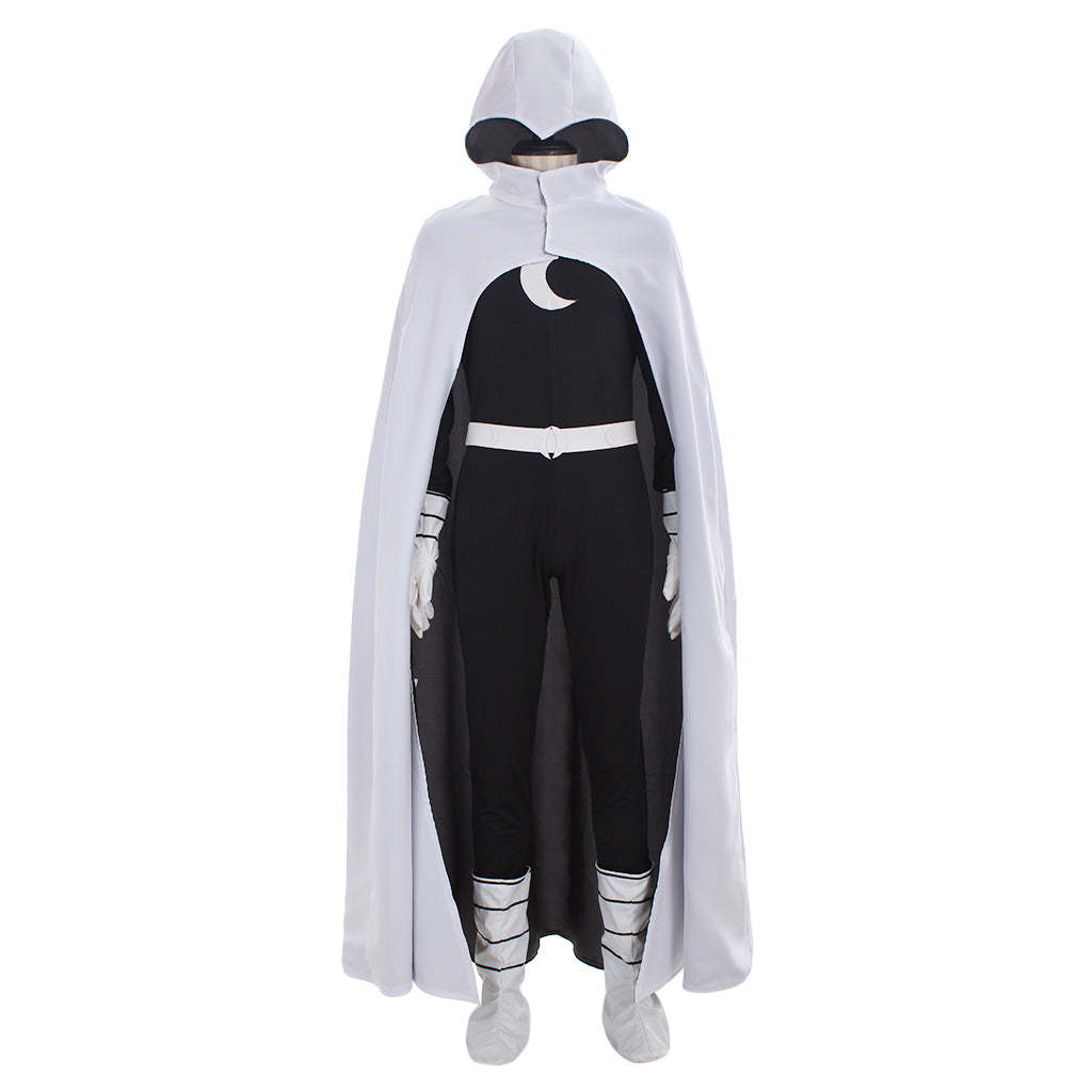 Moonlight Knight Black Version Cosplay Costume - Authentic Marvel Design with Boots Covers-Astricos