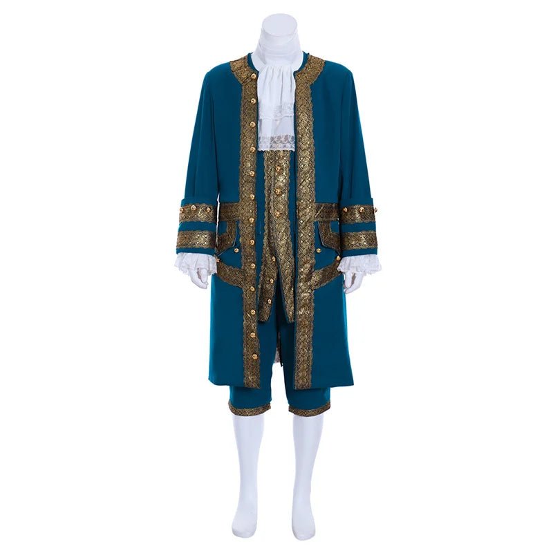 18th Century British Gentleman Cosplay Suit - Victorian Renaissance Tudor Outfit for Men | Astricos-Astricos