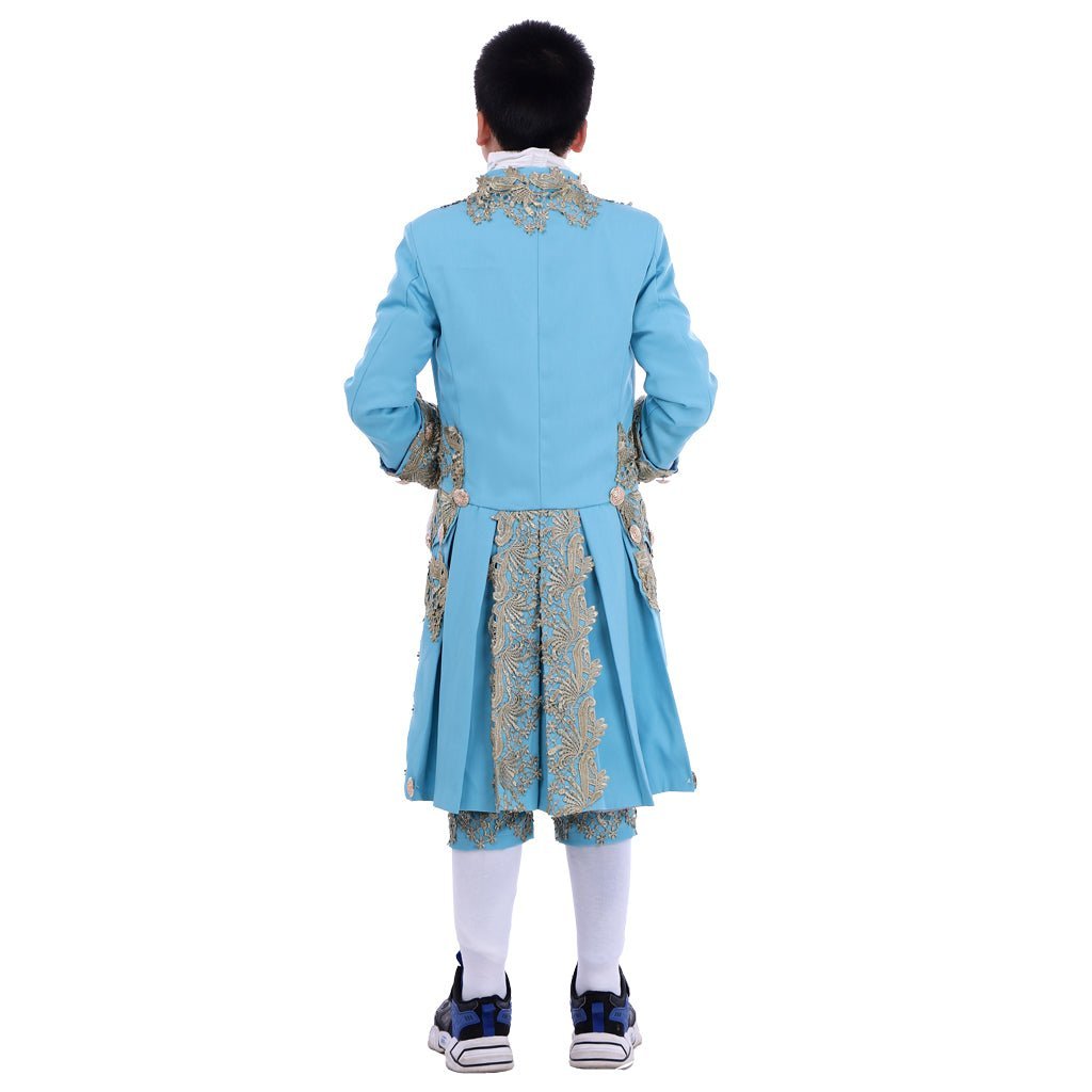 18th Century Colonial Court Costume for Boys - Washington Rococo Blazer Suit | Astricos-Astricos