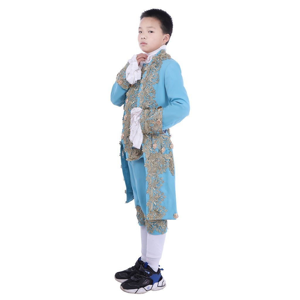 18th Century Colonial Court Costume for Boys - Washington Rococo Blazer Suit | Astricos-Astricos