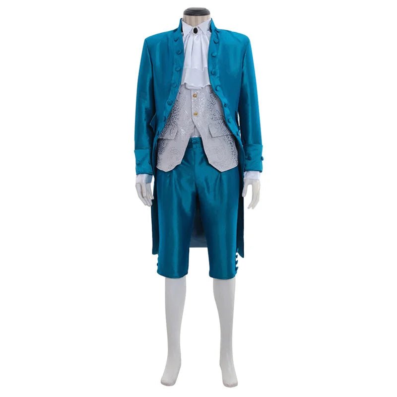 18th Century Colonial Men's Tailcoat Costume - Victorian Rococo Regency Suit | Astricos-Astricos