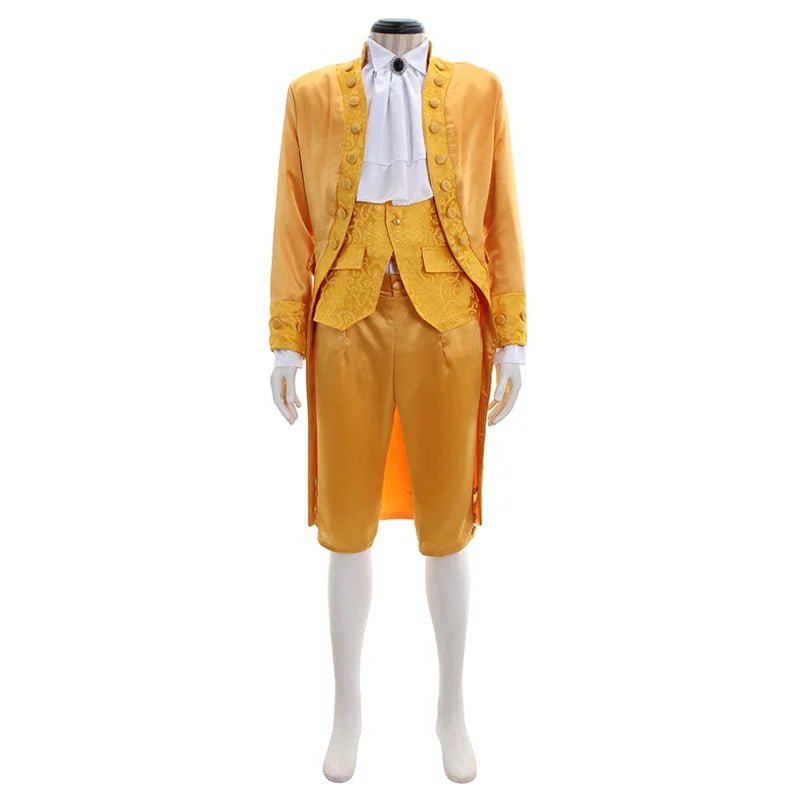 18th Century Colonial Men's Tailcoat Costume - Victorian Rococo Regency Suit | Astricos-Astricos