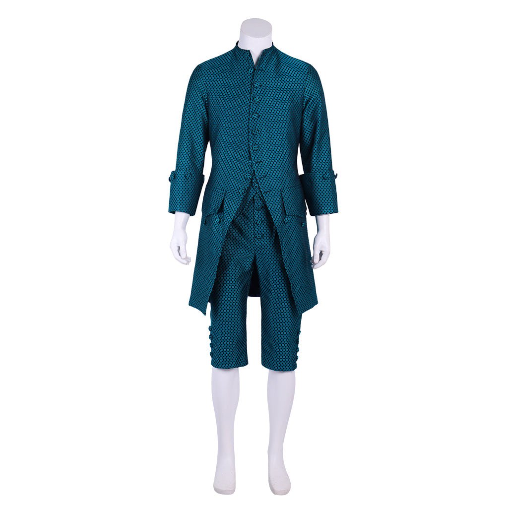 18th Century Colonial Military Tuxedo Costume - Victorian Regency Men's Halloween Suit | Astricos-Astricos