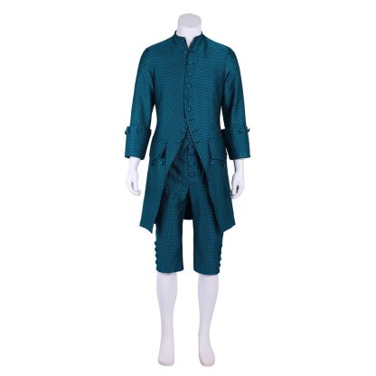 18th Century Colonial Military Tuxedo Costume - Victorian Regency Men's Halloween Suit | Astricos-Astricos