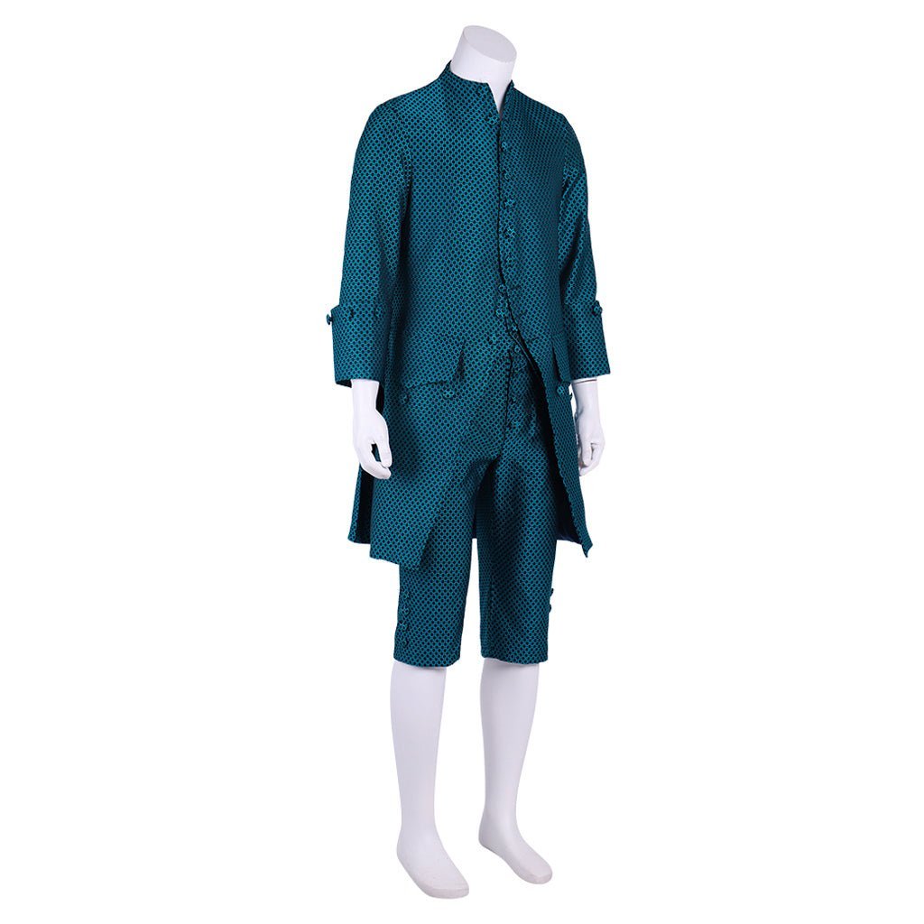 18th Century Colonial Military Tuxedo Costume - Victorian Regency Men's Halloween Suit | Astricos-Astricos