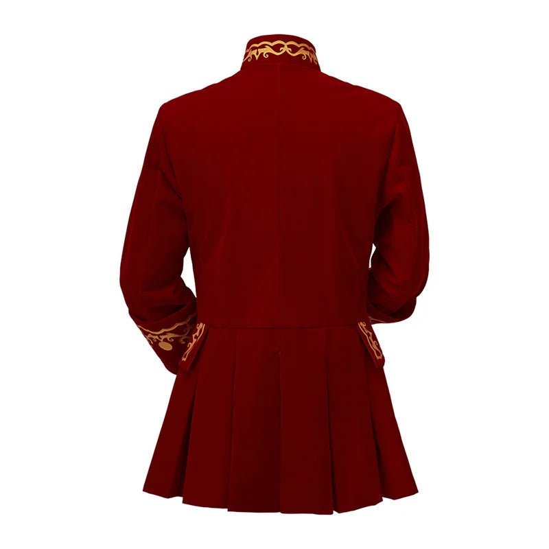 18th Century Colonial Military Uniform Tailcoat - Authentic Medieval & Victorian Mens Regency Clothing-Astricos