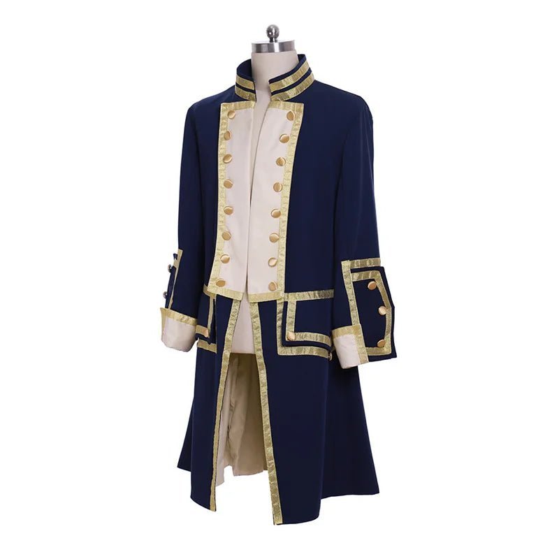 18th Century Colonial Uniform Costume – George Washington Royal Jacket | Astricos Medieval Series-Astricos