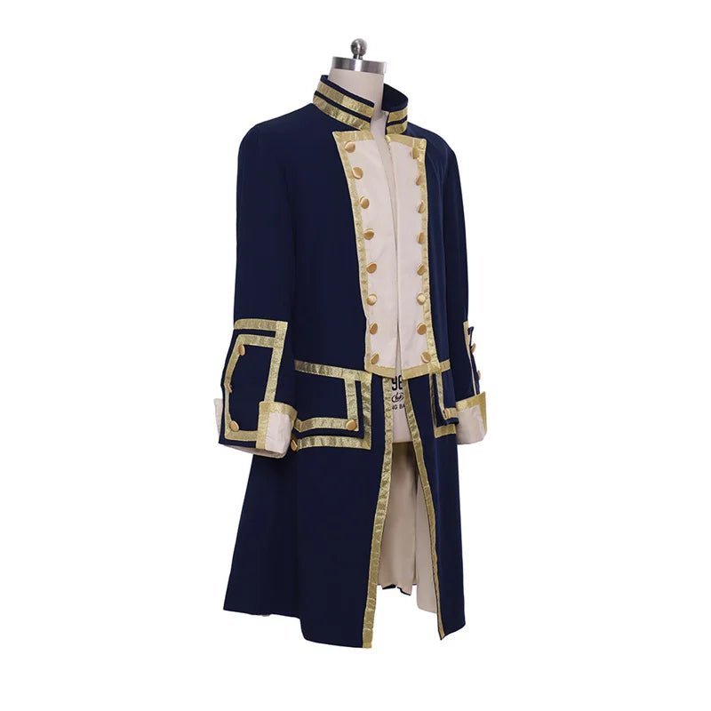 18th Century Colonial Uniform Costume – George Washington Royal Jacket | Astricos Medieval Series-Astricos