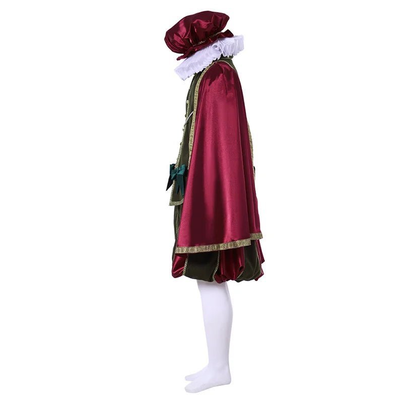 18th Century King & Prince Tudor Cosplay Costume - Noble Blue Rococo Suit for Men | Astricos-Astricos