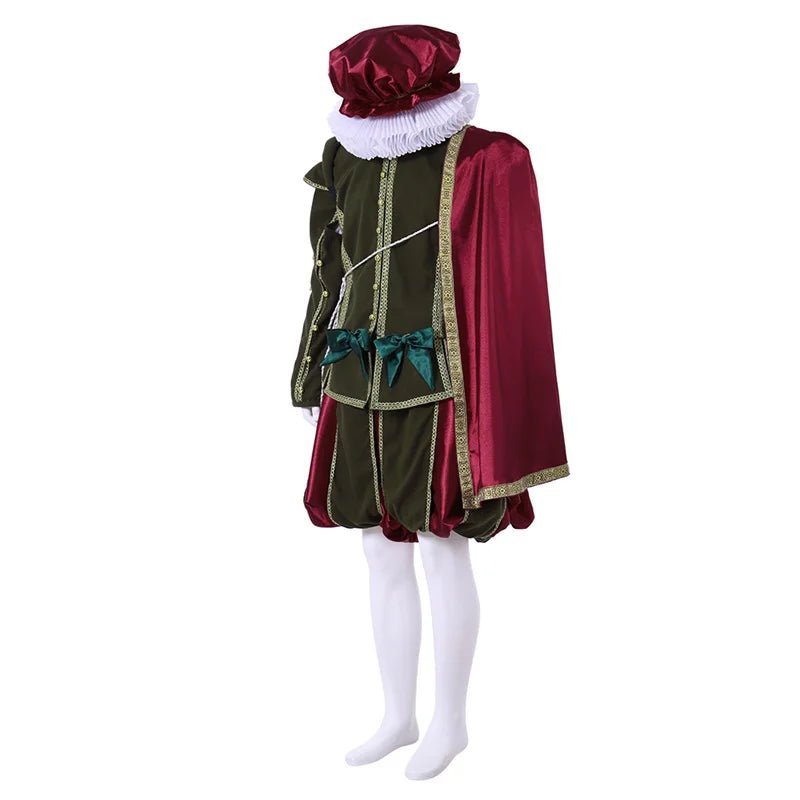 18th Century King & Prince Tudor Cosplay Costume - Noble Blue Rococo Suit for Men | Astricos-Astricos