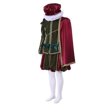 18th Century King & Prince Tudor Cosplay Costume - Noble Blue Rococo Suit for Men | Astricos-Astricos