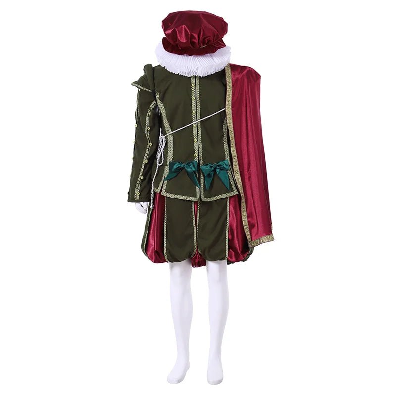 18th Century King & Prince Tudor Cosplay Costume - Noble Blue Rococo Suit for Men | Astricos-Astricos