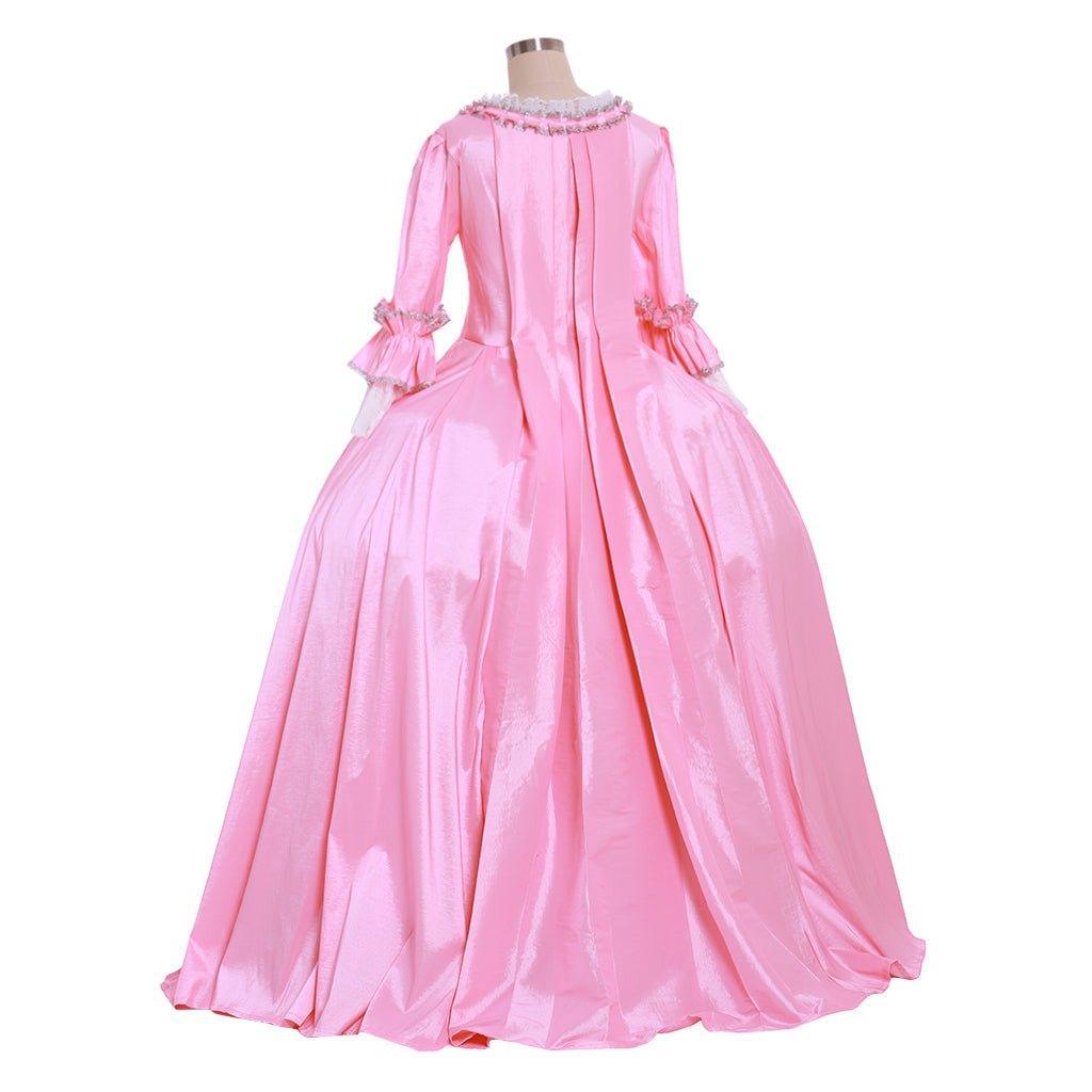 18th Century Marie Antoinette Rococo Ball Gown | Vintage Colonial Sack Back Dress-Astricos