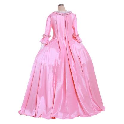 18th Century Marie Antoinette Rococo Ball Gown | Vintage Colonial Sack Back Dress-Astricos