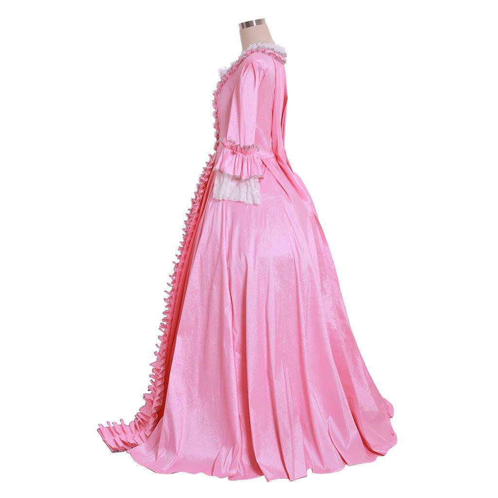 18th Century Marie Antoinette Rococo Ball Gown | Vintage Colonial Sack Back Dress-Astricos