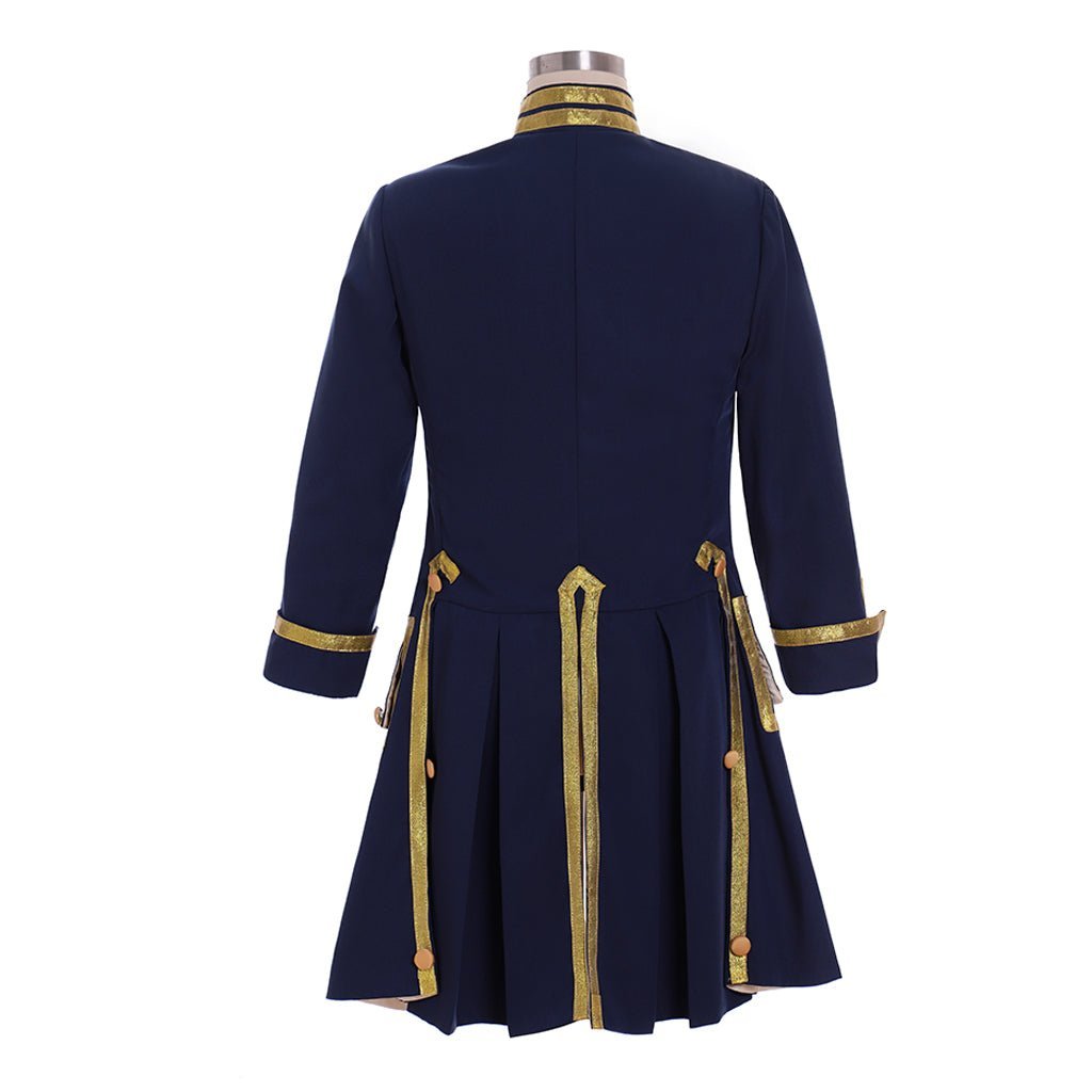 18th Century Men's Colonial Military Uniform Costume - Victorian Regency Tailcoat for Halloween & Cosplay | Astricos-Astricos