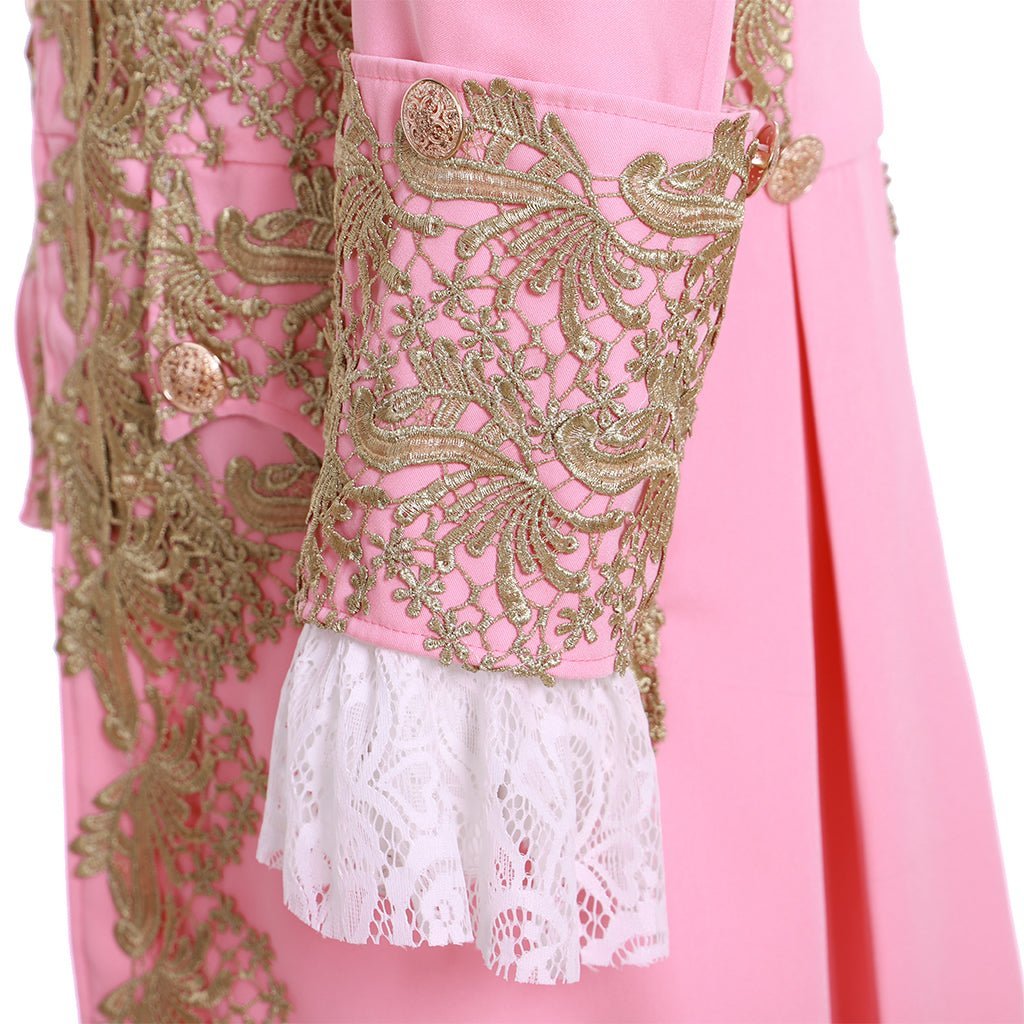 18th Century Men’s Colonial Rococo Suit - Pink Regency Court Outfit for Cosplay & Theater-Astricos