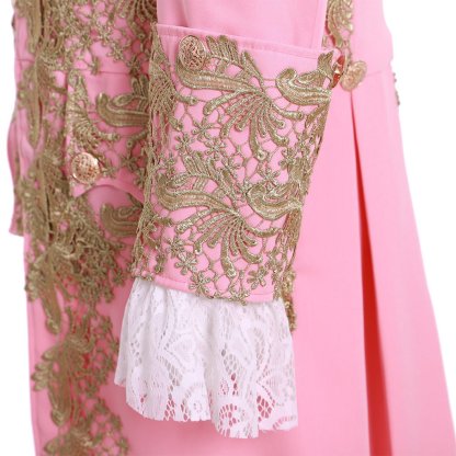 18th Century Men’s Colonial Rococo Suit - Pink Regency Court Outfit for Cosplay & Theater-Astricos