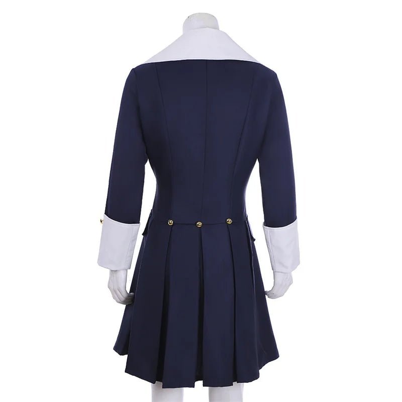 18th Century Men’s Royal Jacket Costume - Regency Blue Uniform Cosplay Coat | Medieval Tudor Outfit-Astricos