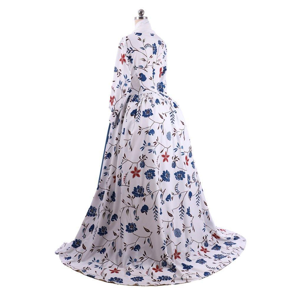18th Century Rococo Court Dress - Digital Print Stretch Shirt Cotton by Astricos-Astricos