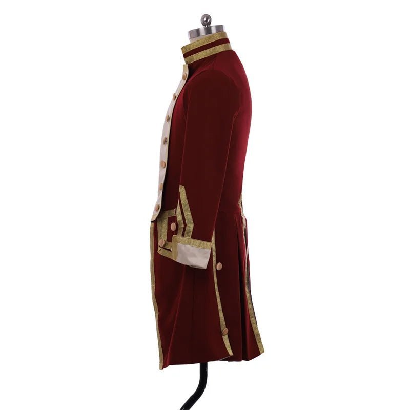 18th Century Royal Military Colonial Tailcoat | George Washington Uniform Cosplay Costume-Astricos