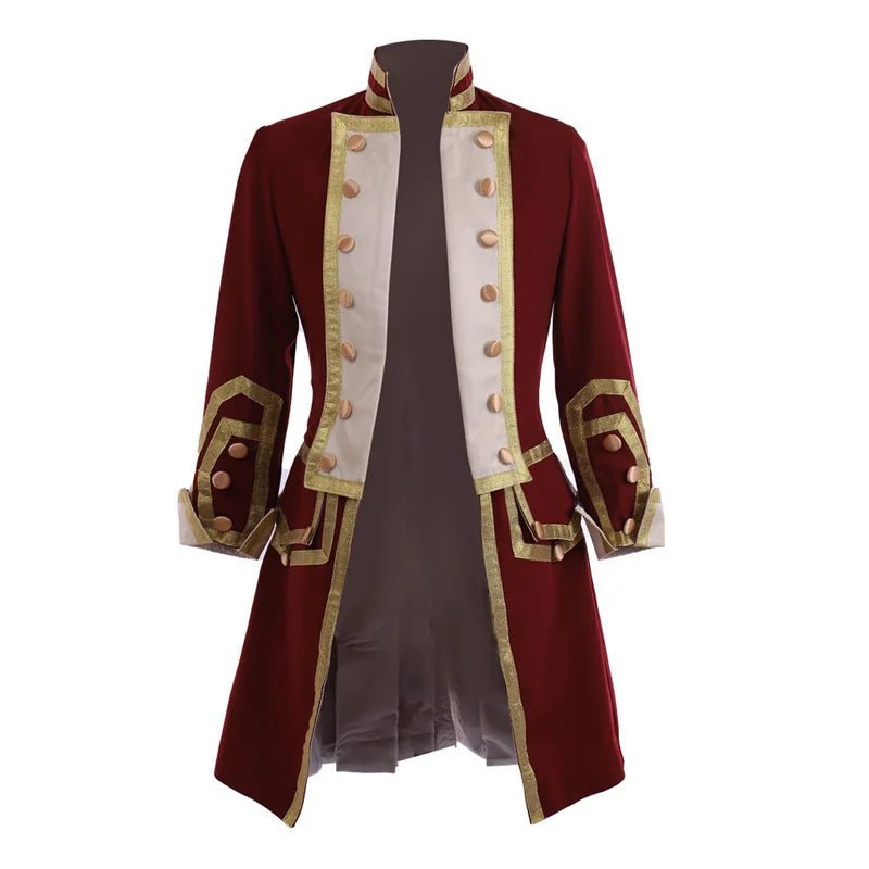 18th Century Royal Military Colonial Tailcoat | George Washington Uniform Cosplay Costume-Astricos