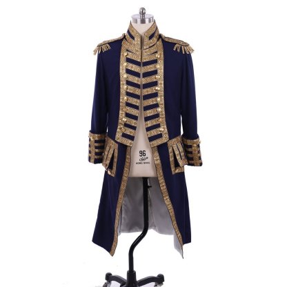 18th Century Royal Military Officer Cosplay Coat - Authentic Colonial Uniform Jacket | Astricos-Astricos