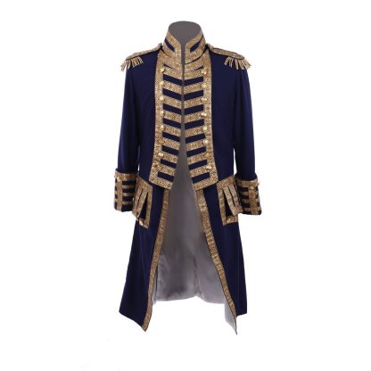18th Century Royal Military Officer Cosplay Coat - Authentic Colonial Uniform Jacket | Astricos-Astricos