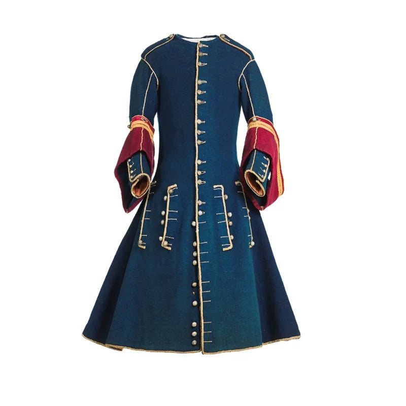 18th Century Steampunk Gentleman Jacket - Medieval Gothic Cosplay Costume for Halloween & Events-Astricos