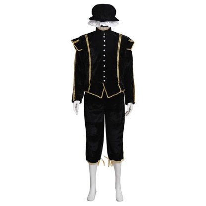18th Century Tudor Gentleman Rococo Noble Suit - Medieval Men’s Costume | Astricos Cosplay-Astricos