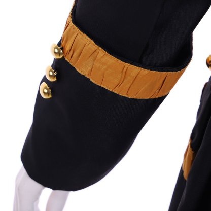 18th Century Tudor Regency Royal Men’s Black Coat & Vest Renaissance Party Suit | Astricos-Astricos