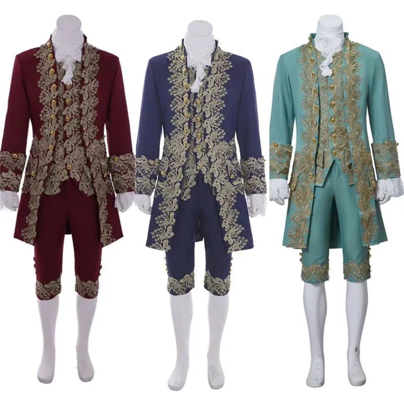18th Century Victorian Gentleman Costume - Aristocrat Medieval Royal Men's Outfit | Astricos-Astricos