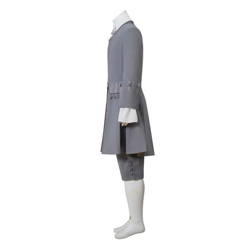 18th Century Victorian Prince Cosplay Costume - Elegant Tailcoat Blazer with Lace Tie for Halloween & Parties-Astricos