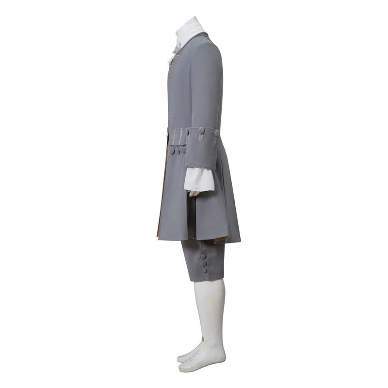 18th Century Victorian Prince Cosplay Costume - Elegant Tailcoat Blazer with Lace Tie for Halloween & Parties-Astricos
