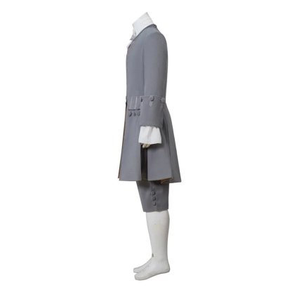 18th Century Victorian Prince Cosplay Costume - Elegant Tailcoat Blazer with Lace Tie for Halloween & Parties-Astricos
