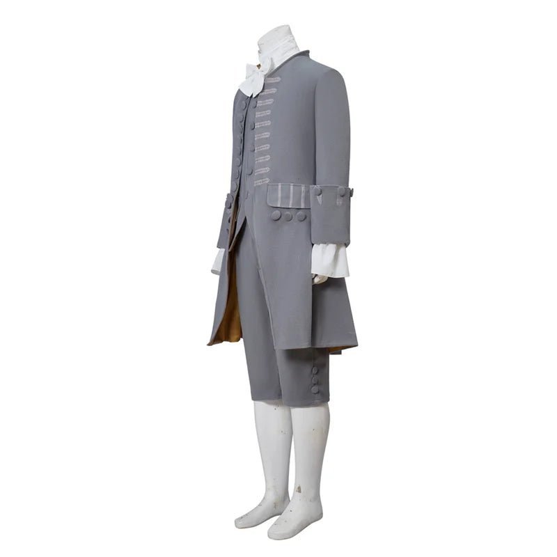 18th Century Victorian Prince Cosplay Costume - Elegant Tailcoat Blazer with Lace Tie for Halloween & Parties-Astricos