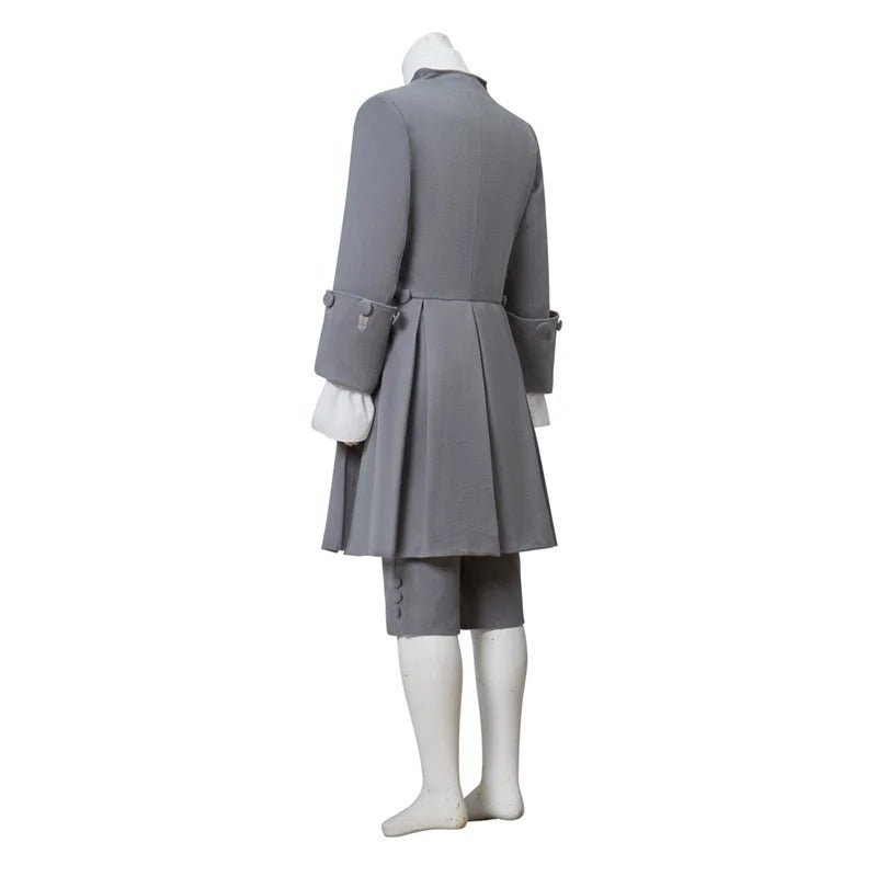 18th Century Victorian Prince Cosplay Costume - Elegant Tailcoat Blazer with Lace Tie for Halloween & Parties-Astricos