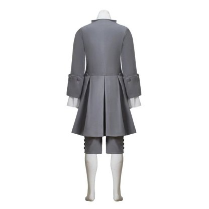 18th Century Victorian Prince Cosplay Costume - Elegant Tailcoat Blazer with Lace Tie for Halloween & Parties-Astricos