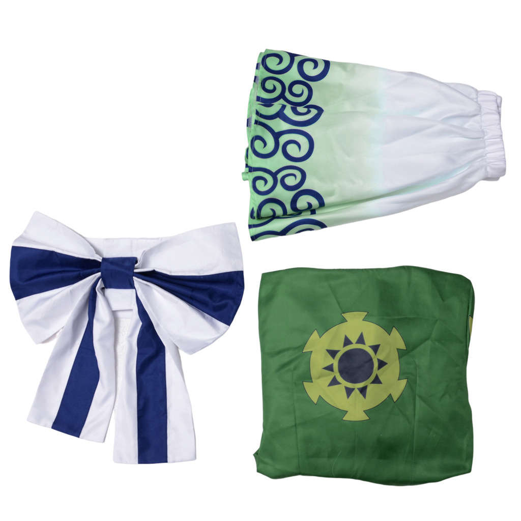 One Piece Genderbend Zoro Cosplay Kimono Dress, Custom Anime Halloween Outfit
