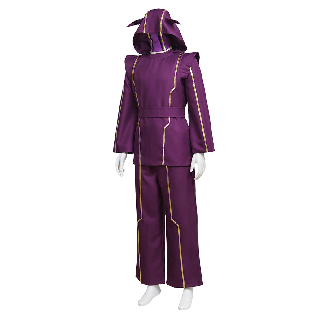 LOL Kennen Cosplay Costume - Purple Battle Uniform with Hat | Astricos-Astricos