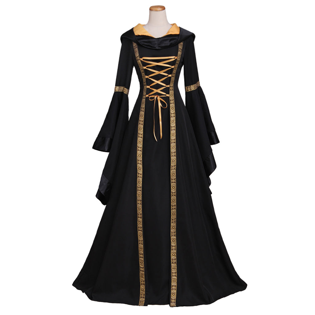 Gothic Renaissance Dress for Women - Medieval Halloween & Cosplay Costume-Astricos