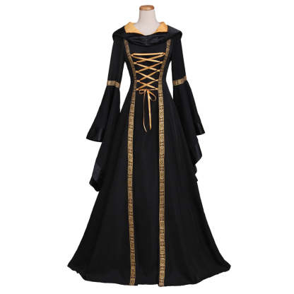 Gothic Renaissance Dress for Women - Medieval Halloween & Cosplay Costume-Astricos