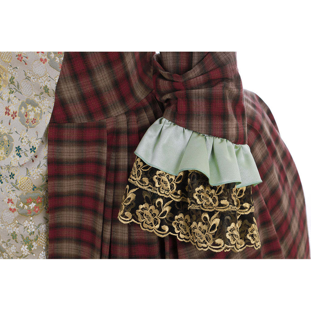 Outlander-Inspired Scottish Highlands Cosplay Dress for Women | 18th Century Costume-Astricos