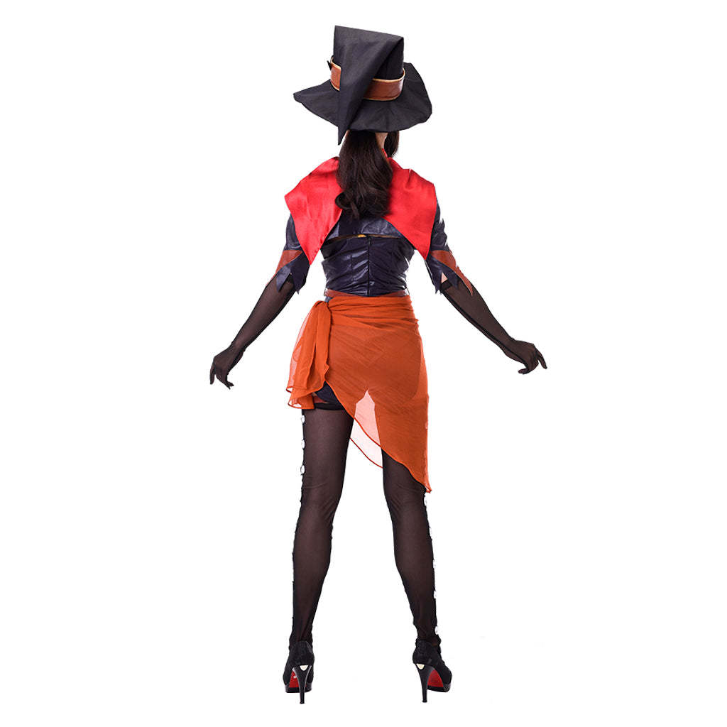 Legend Mercy Angela Ziegler Witch Skin Cosplay Costume | Overwatch Game Series-Astricos