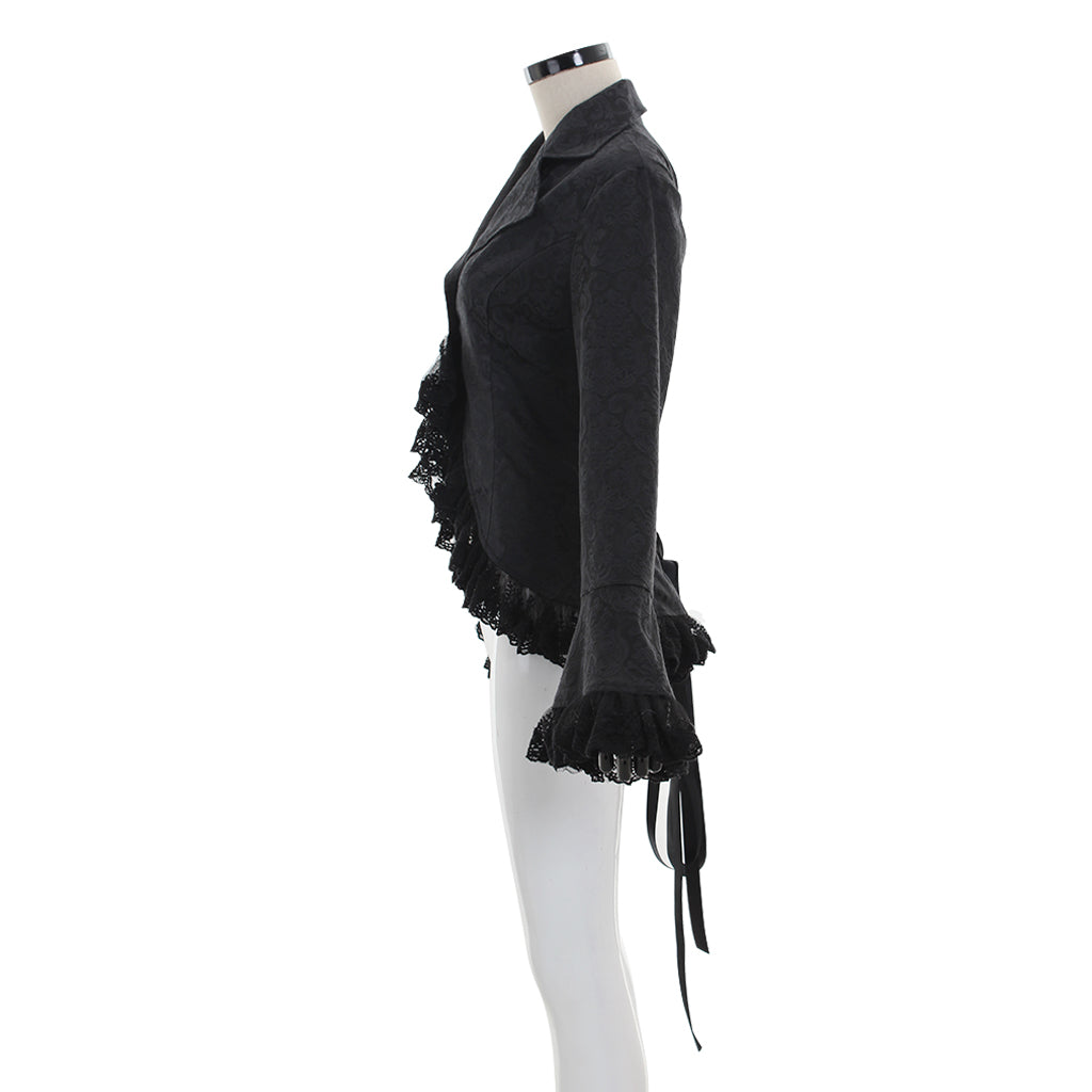 Victorian Renaissance Retro Lace Jacket for Women - Steampunk Medieval Noble Princess Coat-Astricos