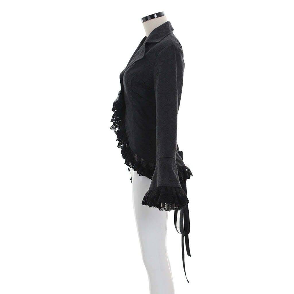 Victorian Renaissance Retro Lace Jacket for Women - Steampunk Medieval Noble Princess Coat-Astricos