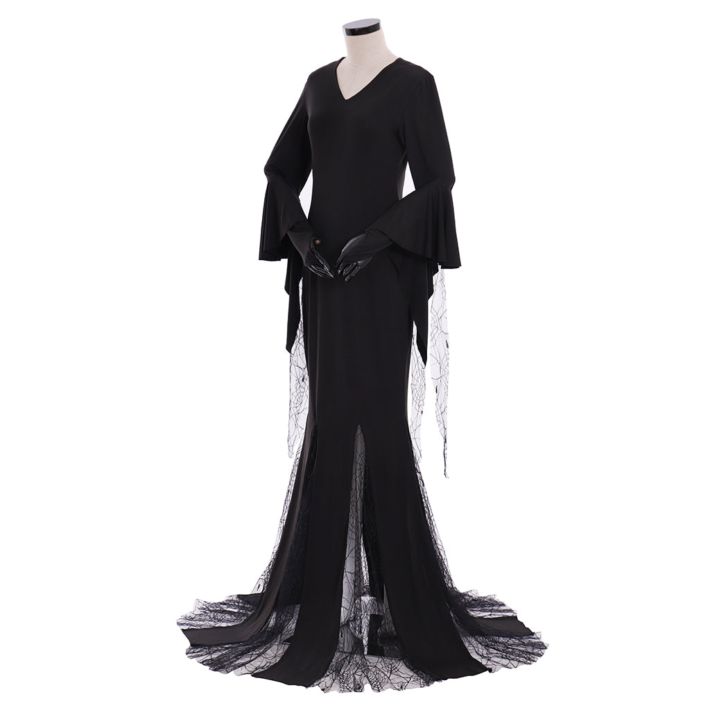 Gothic Ghost Vampire Dress for Women - Elegant Cosplay & Halloween Costume | Astricos-Astricos